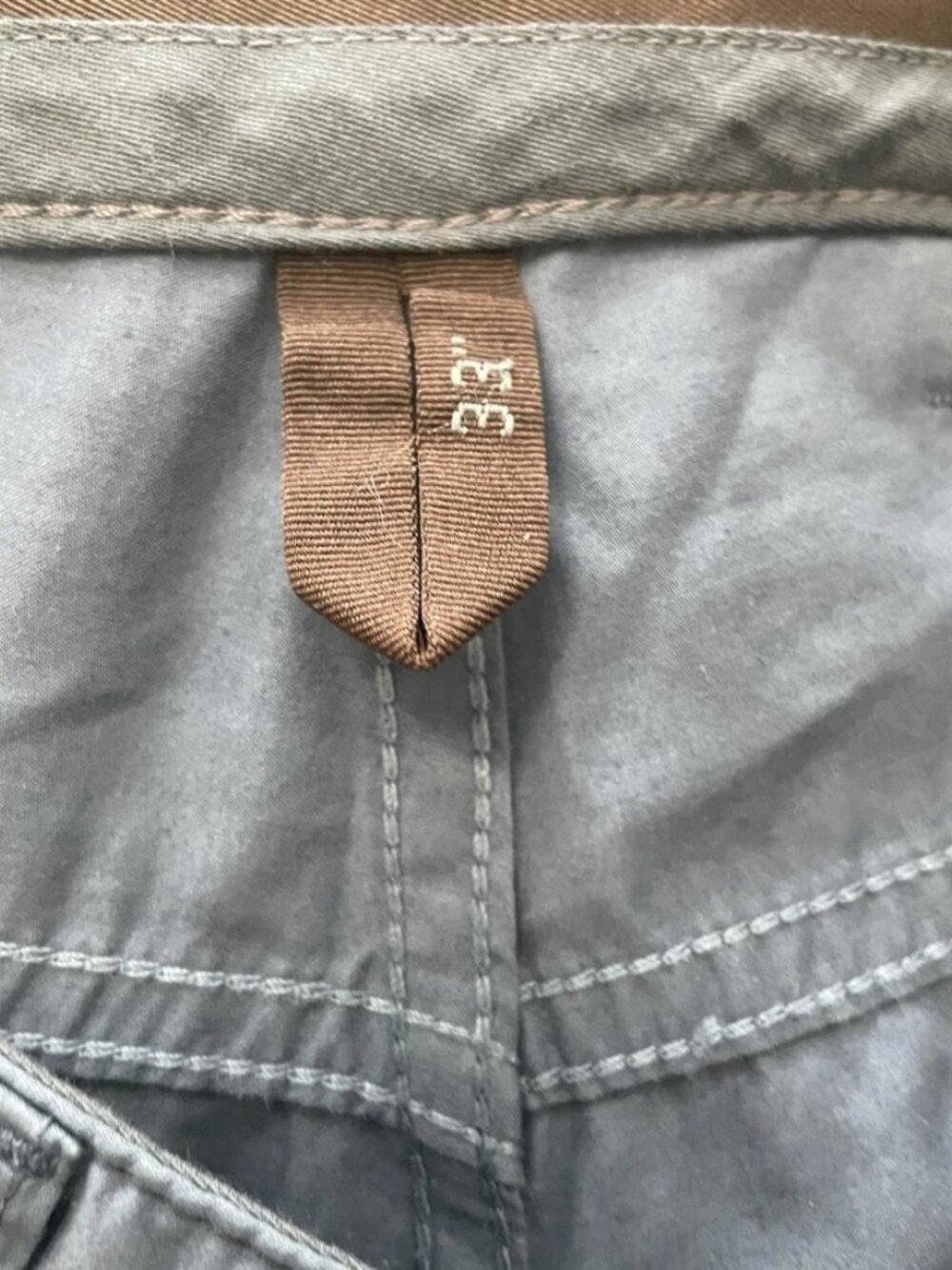 Ermenegildo Zegna Men’s Pants Size 33 100% Authentic Made In Italy Mid-Blue - Picture 4 of 6